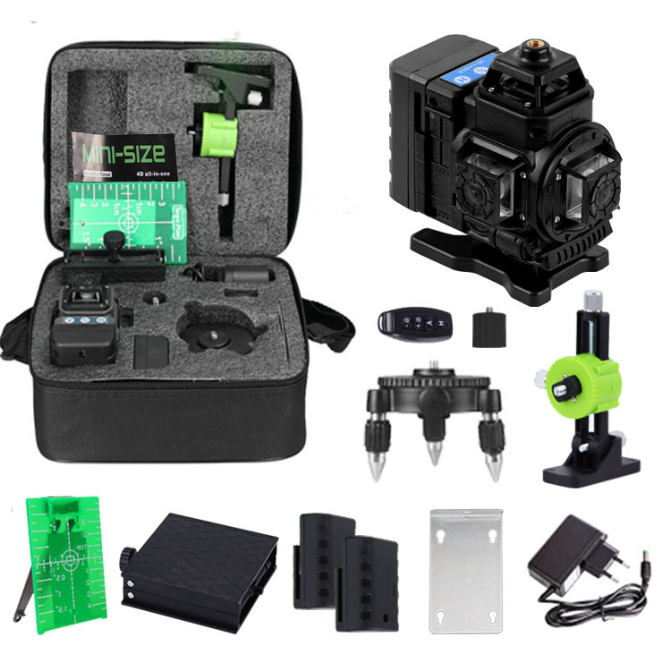 火车头 造型 16线绿光激光贴墙仪器上墙贴地仪360水平仪