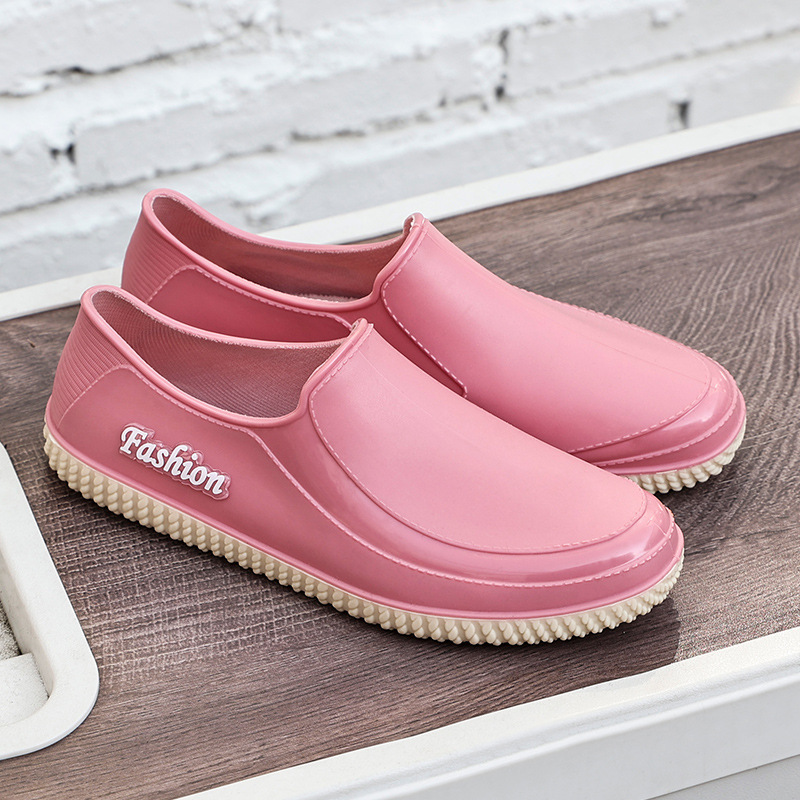 Botas de lluvia de mujer zapatos de lluvia de mujer 2023 nuevas botas de lluvia de barril alto para mujeres comercio exterior de Corea del Sur al por mayor transfronterizo