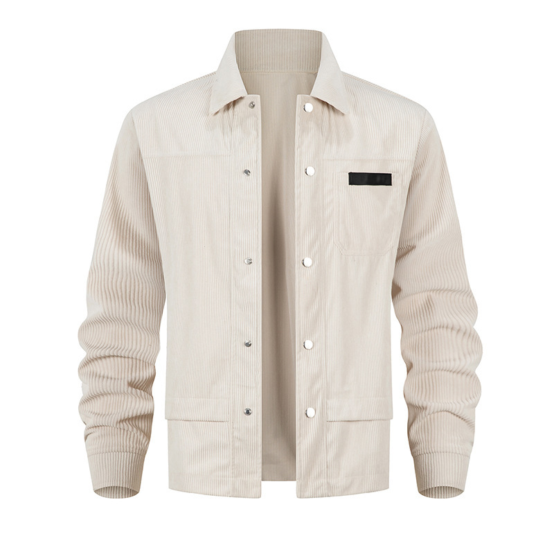 European and American Popular Amazon Lapel Shirt Loose Jacket Wish Casual Corduroy Workwear Jacket Ozon Manufacturer European and American Popular Amazon Lapel Shirt Loose Jacket Wish Casual Corduroy Workwear Jacket Ozon Manufacturer