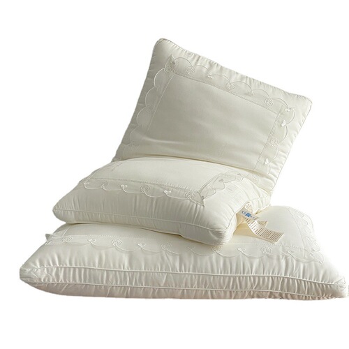 Miss Camellia soy fiber pillow core lace ins wabi-sabi style pillow cotton blended woody double-sided three-dimensional pillow