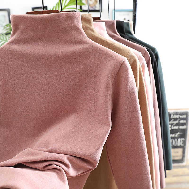 Base coat Half a No trace keep warm Underwear Autumn coat singleton thickening lady Long sleeve Versatile Manufactor wholesale