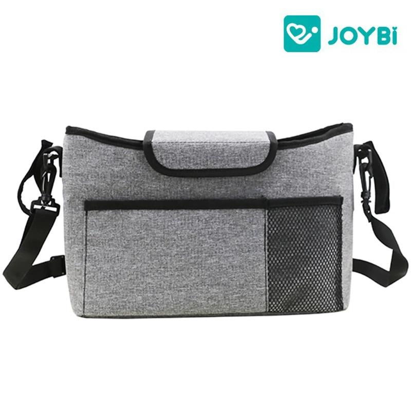 Подвесная сумка для коляски JOYBI для мамы и ребенка многофункциональная серая ткань Оксфорд ins сумка через плечо для мумии на заказ