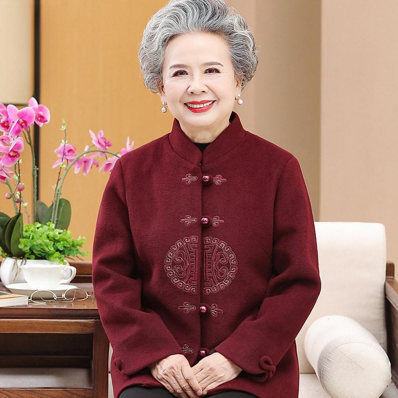 暗红色单件上衣