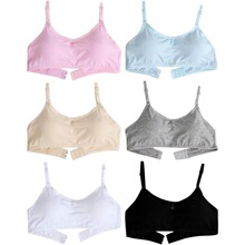 S 63755 Cotton Teenage Girl Vest Style Bra ��Ů����ʽ����
