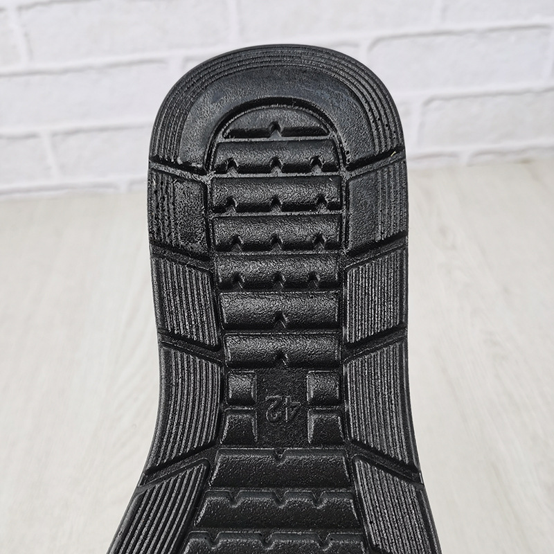 Primavera simple zapatos de tela antiguos de Beijing zapatos casuales de poliuretano para hombre zapatos de trabajo de hotel toalla de fase negra zapatos de papá de mediana edad