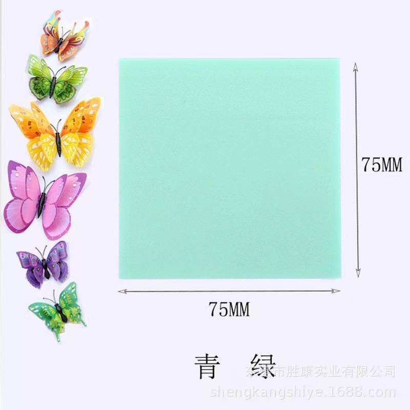 Yuedduo tamaño morandi serie transparente nota adhesiva ins pegajoso lindo estudiante nota en stock al por mayor