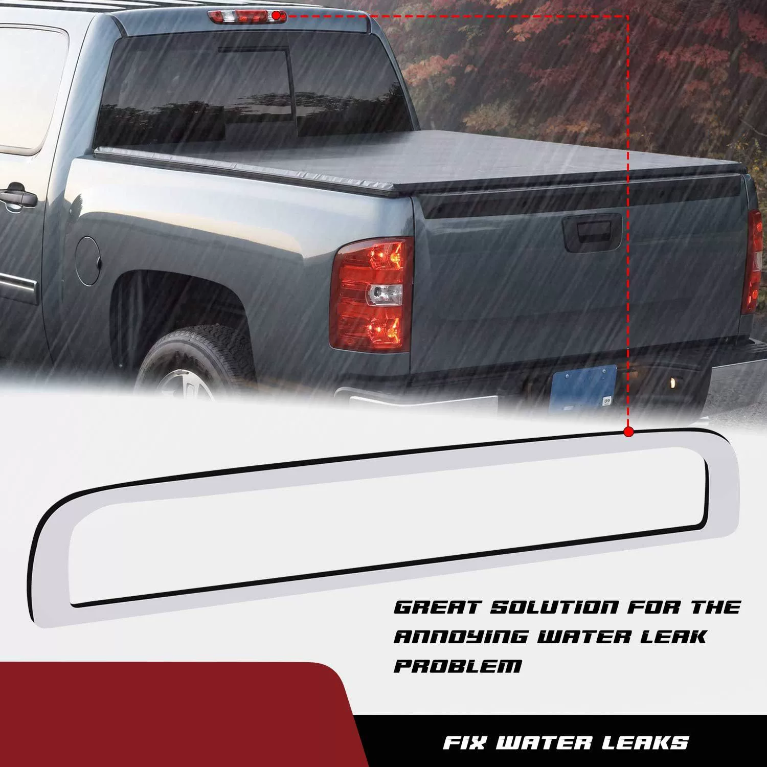 Уплотнительные прокладки для стоп-сигнала, подходят для Silverado/GMC 2014–2018 1500 2500HD