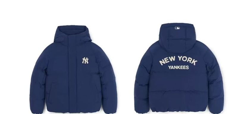 MLB羽绒服经典潮牌新款张凌赫同款韩版加厚保暖男女情侣同款外套|undefined