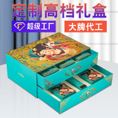 深センのメーカーのハイエンドの月餅のギフトボックスは中国式の菓子の創意のギフトボックスを注文して注文します。