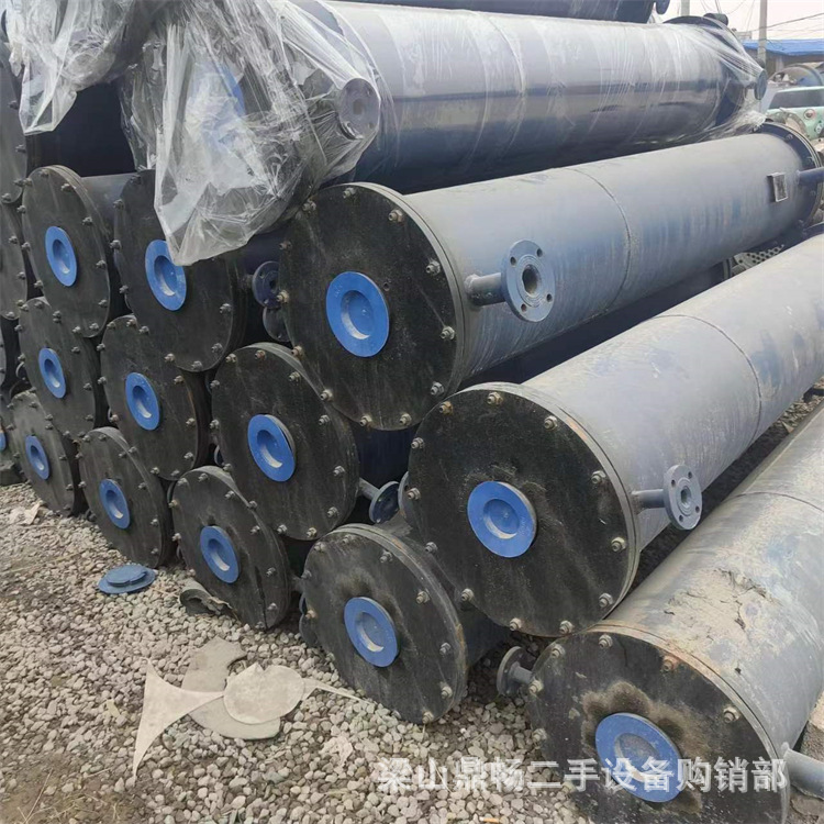 供应二手石墨冷凝器  500平方不锈钢列管冷凝器  螺旋板换热器