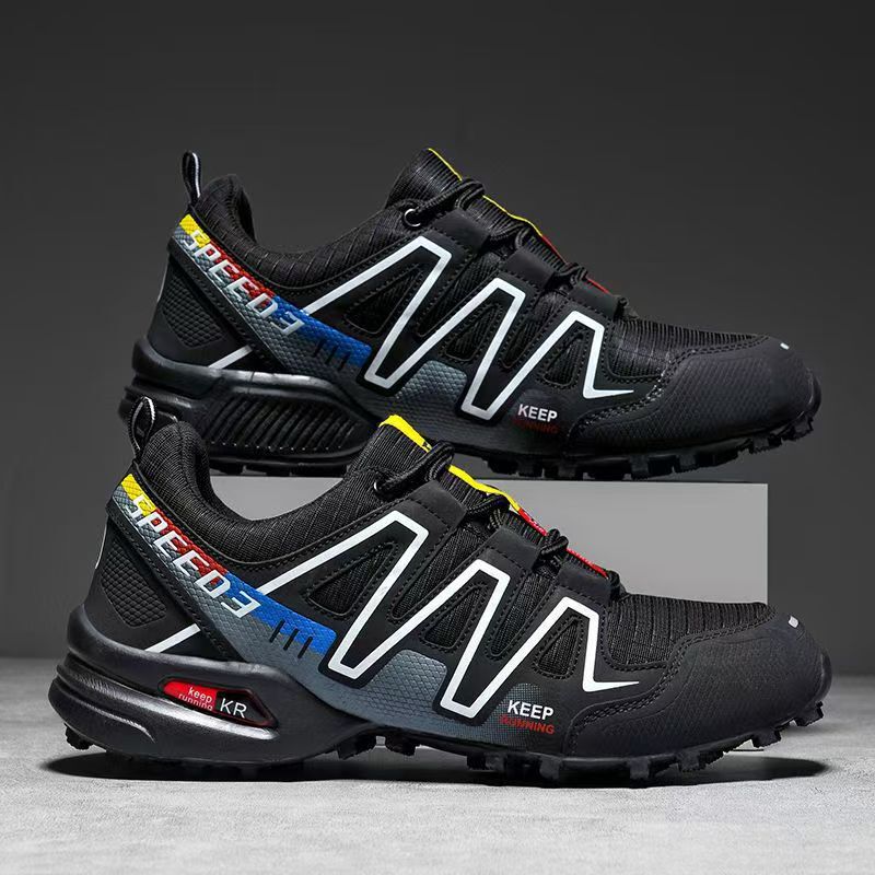 Cross-Border Foreign Trade Outdoor Men's Shoes Cross-Country Running Shoes Solomon Travel Hiking Shoes Hiking Shoes Breathable Large Size Men's Shoes