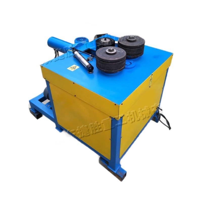 Máquina automática de bobinado de hierro en ángulo Máquina hidráulica de arco de acero en ángulo de plataforma Máquina formadora de bridas de hierro en ángulo de rollo interno