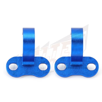 Suitable for Yamaha Yz125250450Fwr250F Modified Wire Clamp Rear Brake Oil Pipe Guide Clamp Accessories (Motorcycle Safety Supplies) - blue