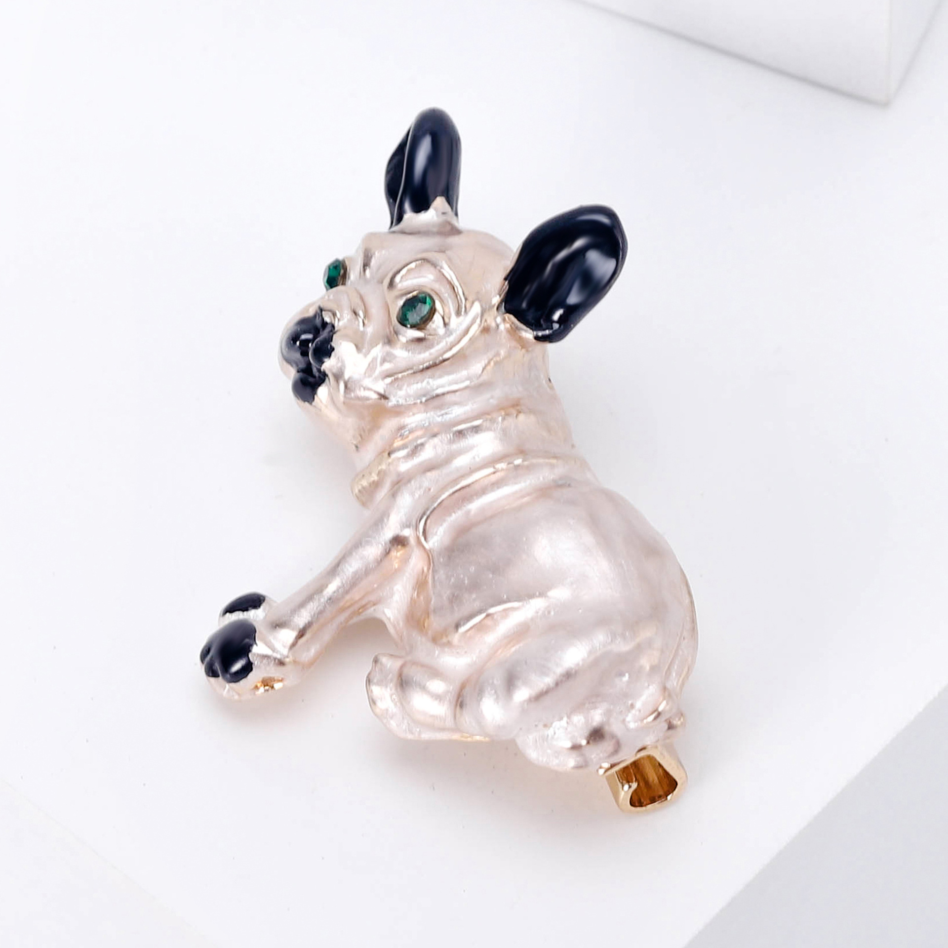 11g Weight Brooches Classification Holiday, Banquet, Daily Occasion Alloy Material Dog Pattern Women's Gender Enamel Design Basic Style Basic Pin Dog Alloy Enamel Women's Brooches 7