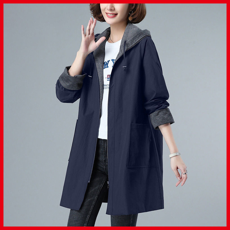 S-7XL 300kg large size women's coat windbreaker women's new medium and long large size high-end women's fat mm coat S-7XL 300kg large size women's coat windbreaker women's new medium and long large size high-end women's fat mm coat