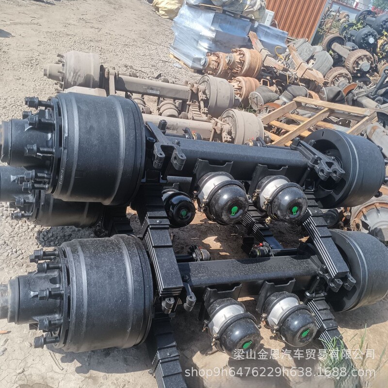 Export of Second-Hand Fuhua Bridge Assemblies, Second-Hand Bpw Axles, Semi-Trailers, Lowbed Axle Parts