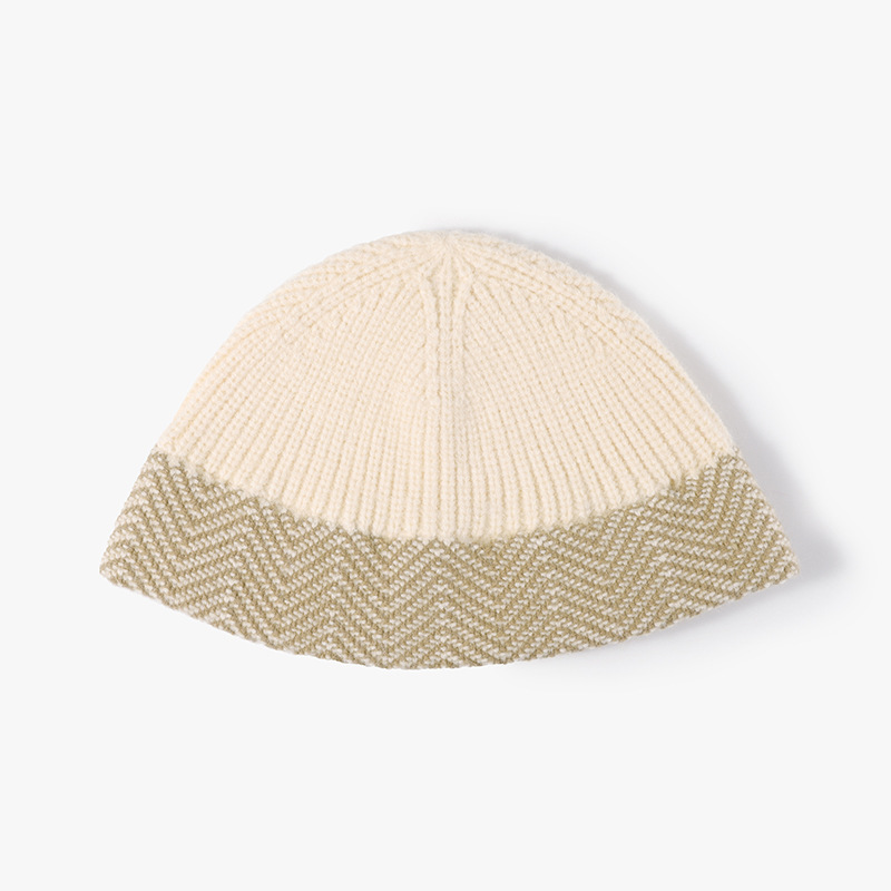 Warme, dicke Fischermütze aus Wolle für Herbst und Winter – ideal für kleine Damen. Modische Strickmütze für kalte Tage._voghion.com
