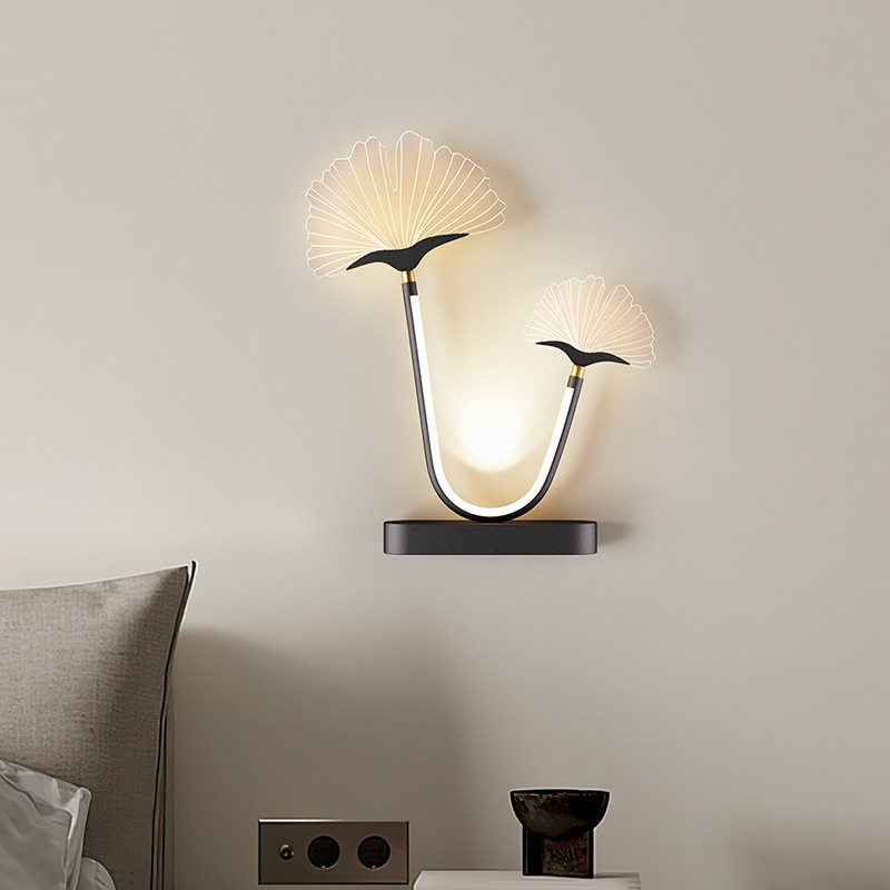lámparas led lujosas pasillo pared de fondo moderna cálida sala de estar lámpara de pared luz pared de fondo dormitorio lámpara de pared cama principal