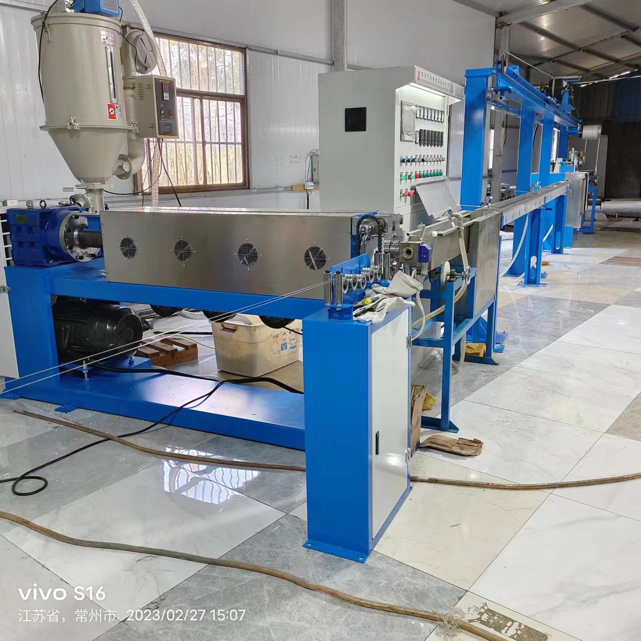 PVC/PE数据线挤出机家用电器电源线挤出生产设备家装民用线挤出机