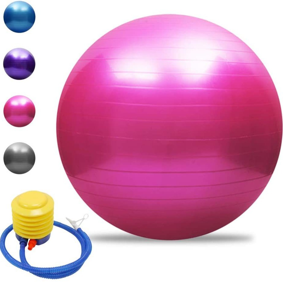 Pelota de yoga de PVC reforzada, antiexplosión y antideslizante, ideal para fitness, pilates o embarazo