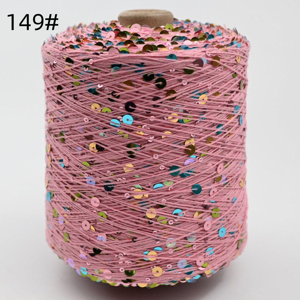 500 gramos de hilo de algodón 3mm 6mm hilo de lenteja tejido a mano