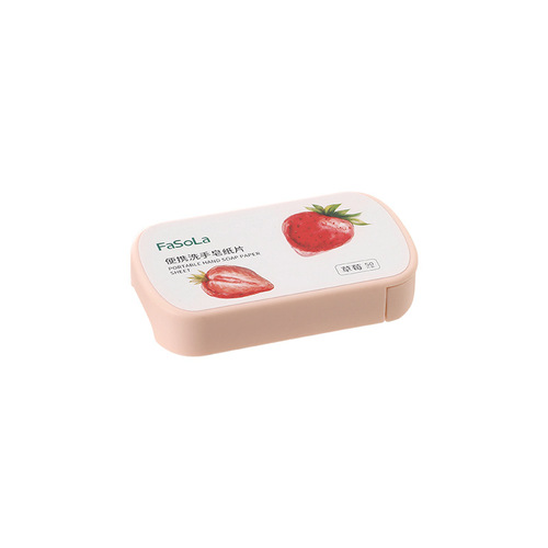 FaSoLa Travel Hand Washing Paper Outing Soap Paper Disposable Portable Student Petal Soap Tablet Soap Paper