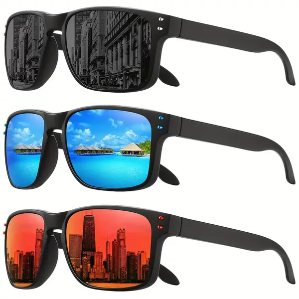 New European and American Popular Polarized Sunglasses, Sports Sunglasses for Men and Women, Outdoor Fishing, Cycling and Driving Sunglasses