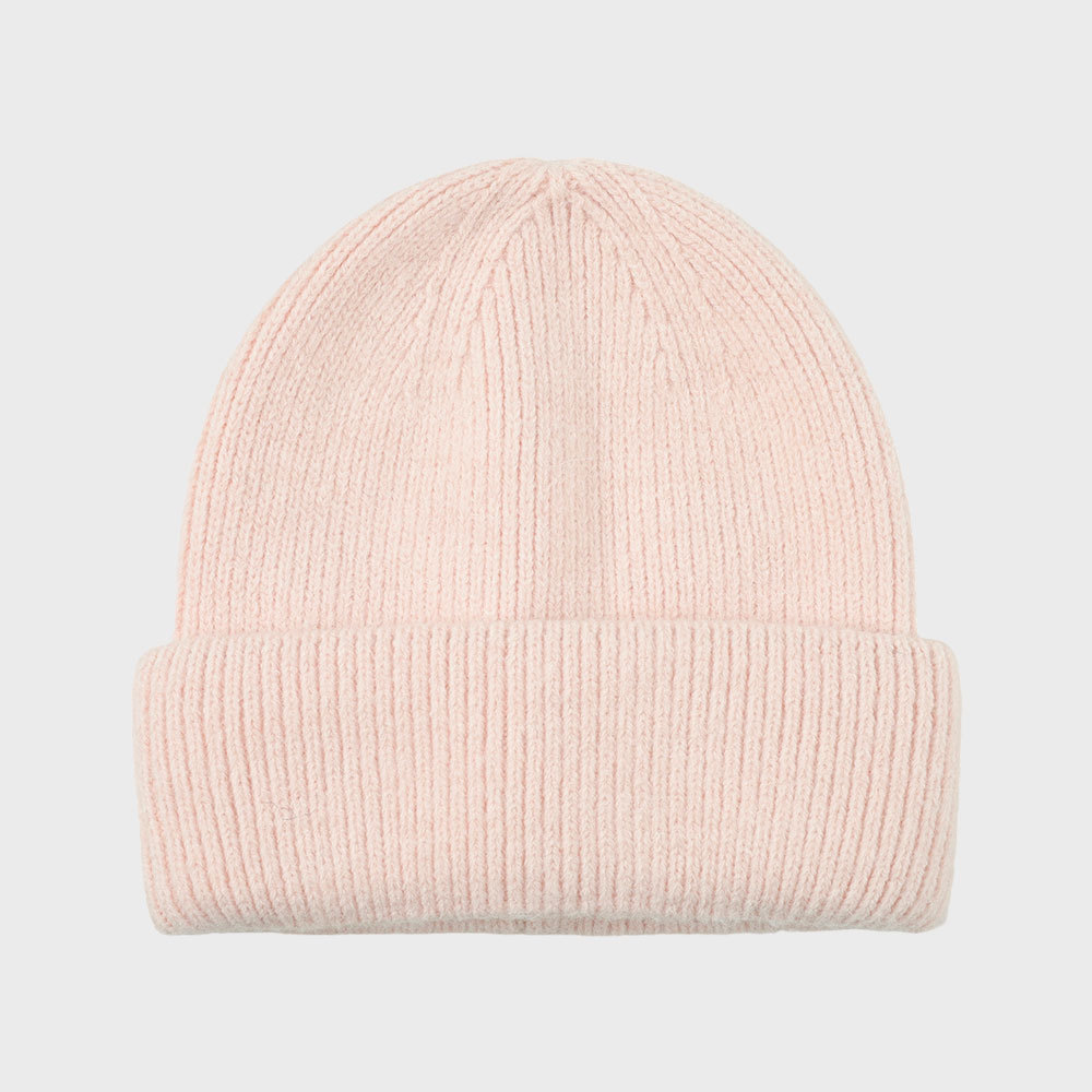 Autumn Winter New Pure Cashmere For Women, Warm Double-Sided Thick Versatile Casual Hat, Stylish Solid Color Knitted Hat_voghion.com