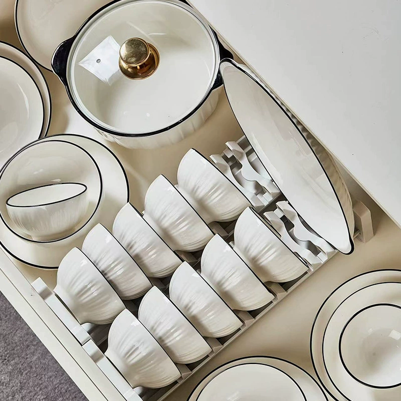 Рельеф Rins Сплошная посуда глазурованная подцветная рисовая миска набор посуды Домашний набор посуды