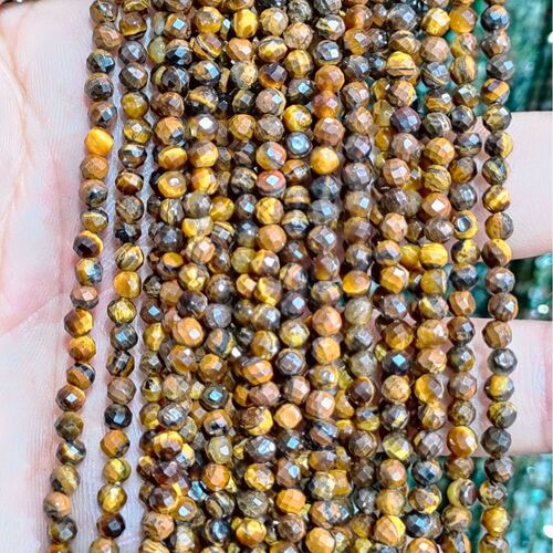 New Product Recommendation: Natural Crystal Faceted Small Round Beads, Faceted Small Beads DIY Accessories and Jewelry Semi-Finished Products Wholesale