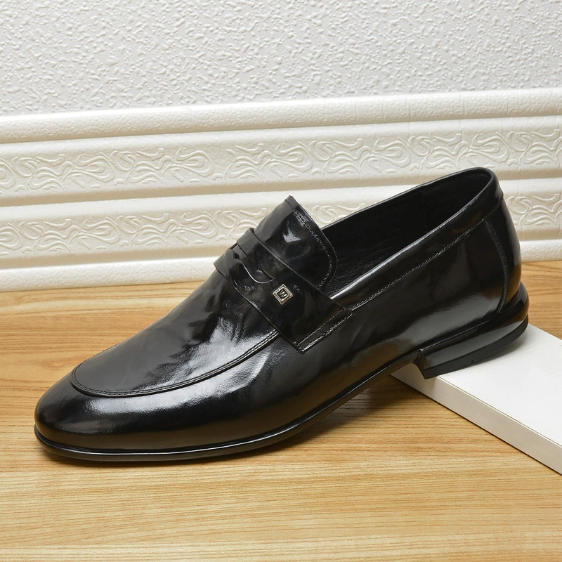 2024 новые мужские деловые кожаные туфли