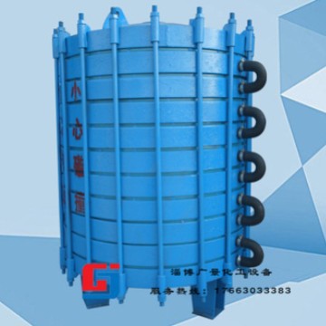 供应 搪玻璃碟片式冷凝器 搪瓷冷凝器 片式冷凝器