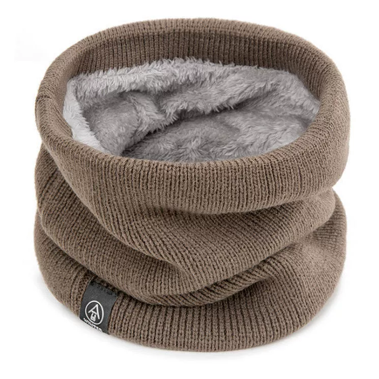 Универсальная knitted шея-воротник, зимний шарф из флиса, унисекс, несколько цветов