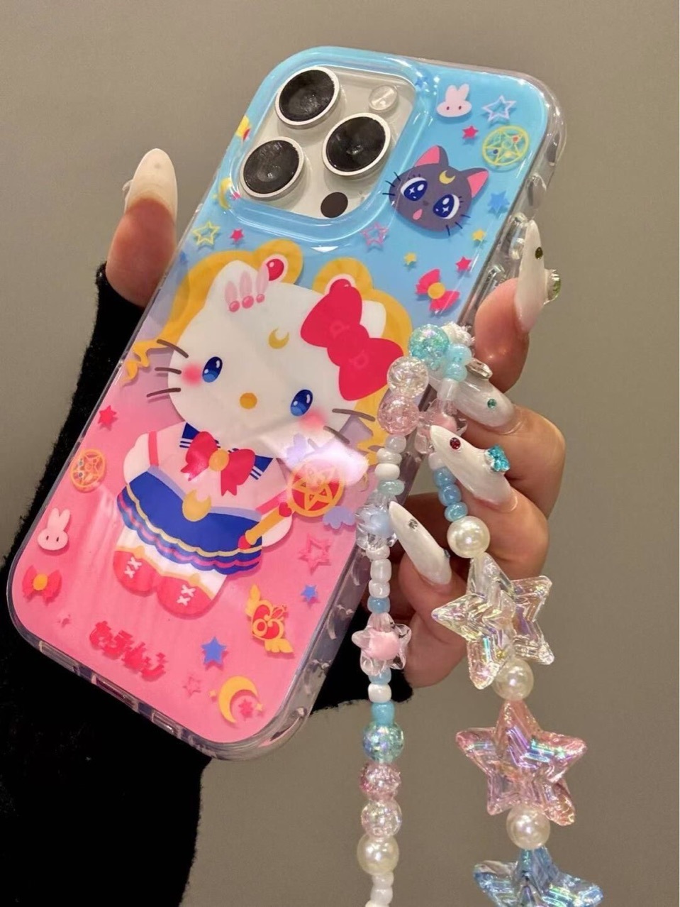 Girl Kt Cat Suitable for Apple 16Promax Mobile Phone Case Iphone15Plue New 14/13Pro Soft 12