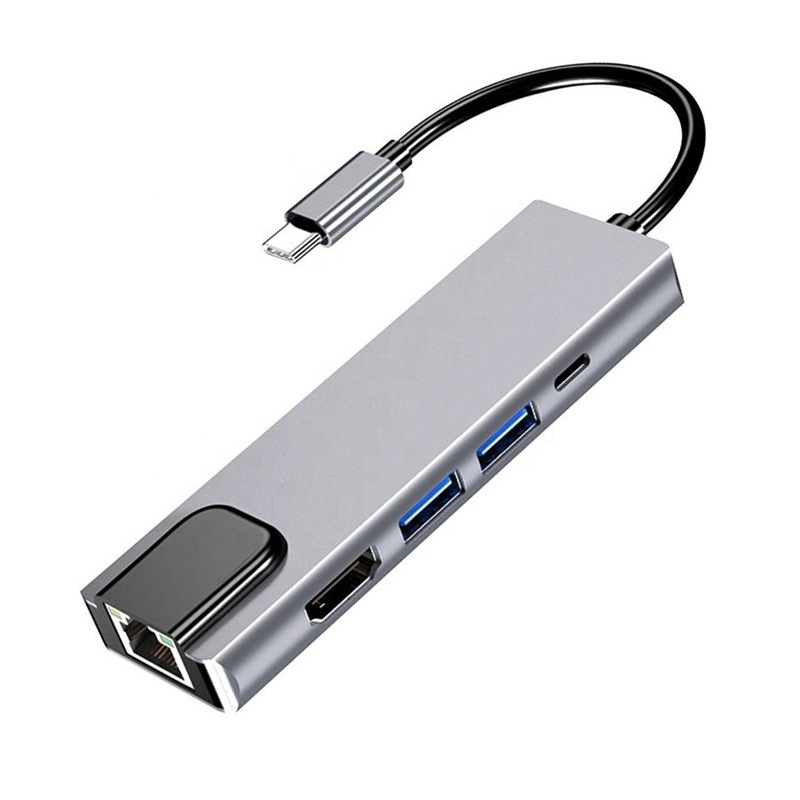 Ocho en uno tipo-c docking multifunción divisor de línea para puerto de red de computadora móvil HDMI hub USB docking image 9