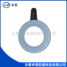 DN300带柄复合垫片四氟橡胶EPDM+PTEF卡箍密封卡箍专用