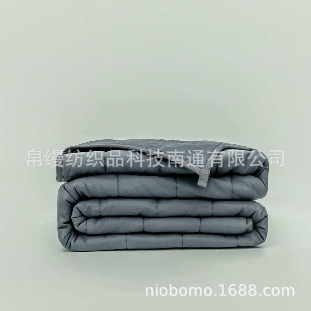 出口外贸跨境美国爆款亚马逊weighted blanket重力毯纯棉加重毯子