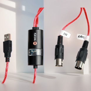 WERSI USB MIDI�� MidiPort midi cable ������ӹ� ������݋��