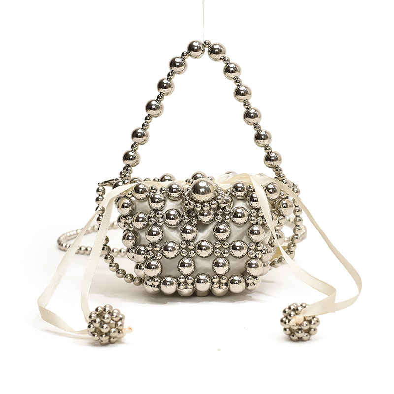 Dulce Pearl Princess bolso coreano estilo extranjero mini bolso de hombro para niños y niñas verano nuevo bolso de cadena para niños