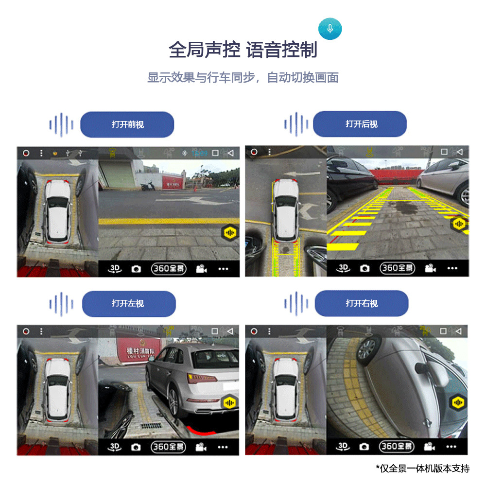 Hot-Selling 9/ 10inch Dingwei Ts18Ts10S Versatile Head Unit Android 4g Navigation 360 Panoramic Image All-In-One Device