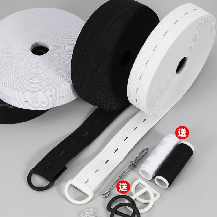 Adjustable Elastic Buckle Eyelet Maternity Pants High Elasticity Durable Elastic Buckle Waistband to Tighten the Waist