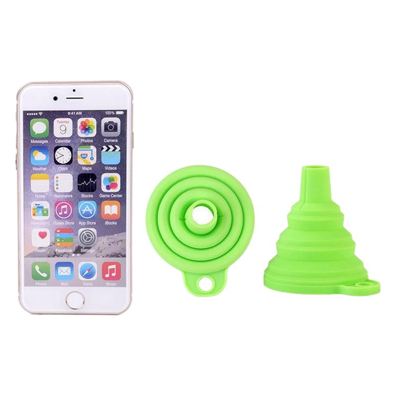 Кухонный гаджет креативный силиконовый складной воронка Выдвижная домашняя жидкость для разлив мини-труба воронка