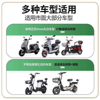 Electric Motorcycles, Motorcycle rearview mirror