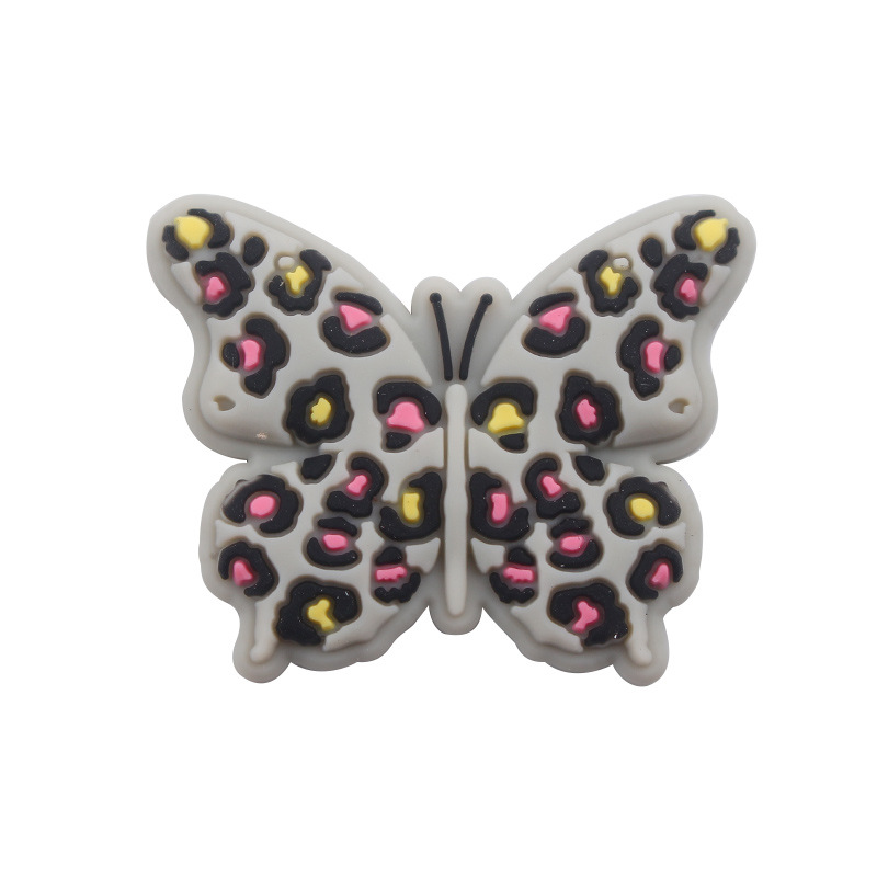 Productos creativos para bebés de bricolaje animales de dibujos animados mariposa joyería de silicona tesoro cadena de pezón molar dientes dientes accesorios de pulsera