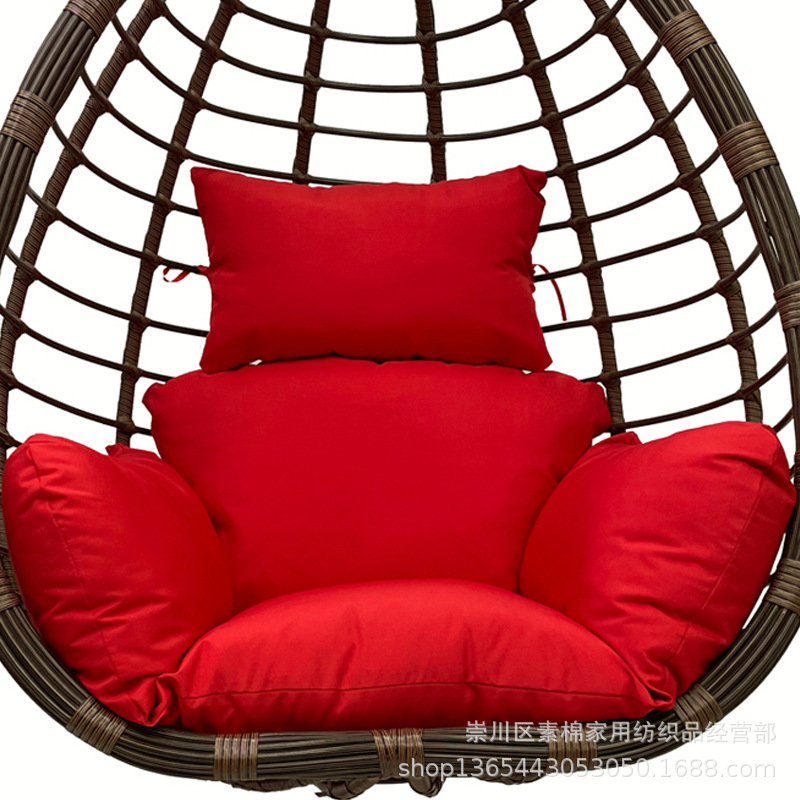 Al Aire Libre impermeable protector solar extraíble cesta estera columpio Nido de Pájaro silla cojín impermeable cesta