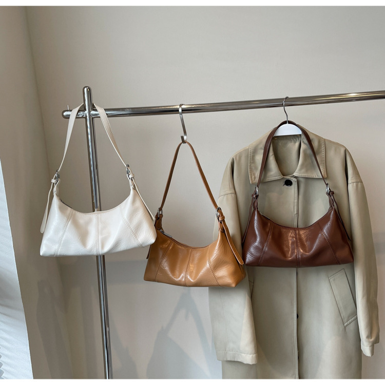 Sac à bandoulière tendance pour femmes sous les aisselles 2024, nouvelle version coréenne à la mode, simple, grande capacité, pour le travail et les déplacements_voghion.com