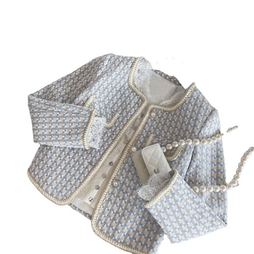 Korean children's coat  spring and autumn new girls' baby long-sleeved coat girls' little princess style coat wholesale