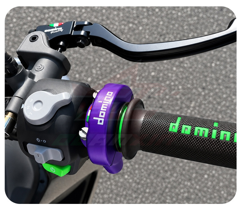 Suitable for Motorcycle Universal Throttle Modification Parts, Large-Displacement Throttle Domino Handlebar Dual-Line Throttle Mount