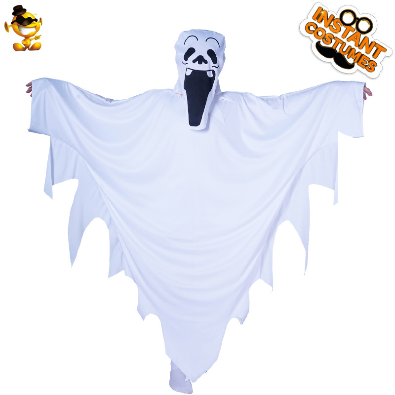 Halloween adulto niños blanco fantasma cosplay fiesta disfraz fantasma estilo padre-hijo disfraz de halloween image 6