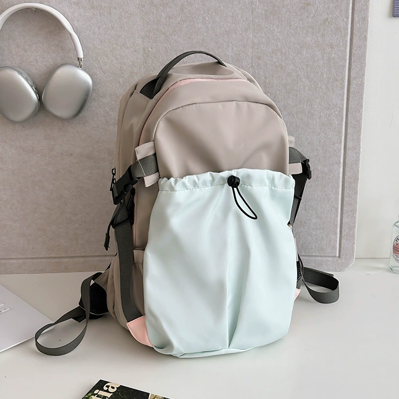 Travel sports capacious backpack, universal design school bag for traveling, cross-border trading, simple and elegant design, trend of season